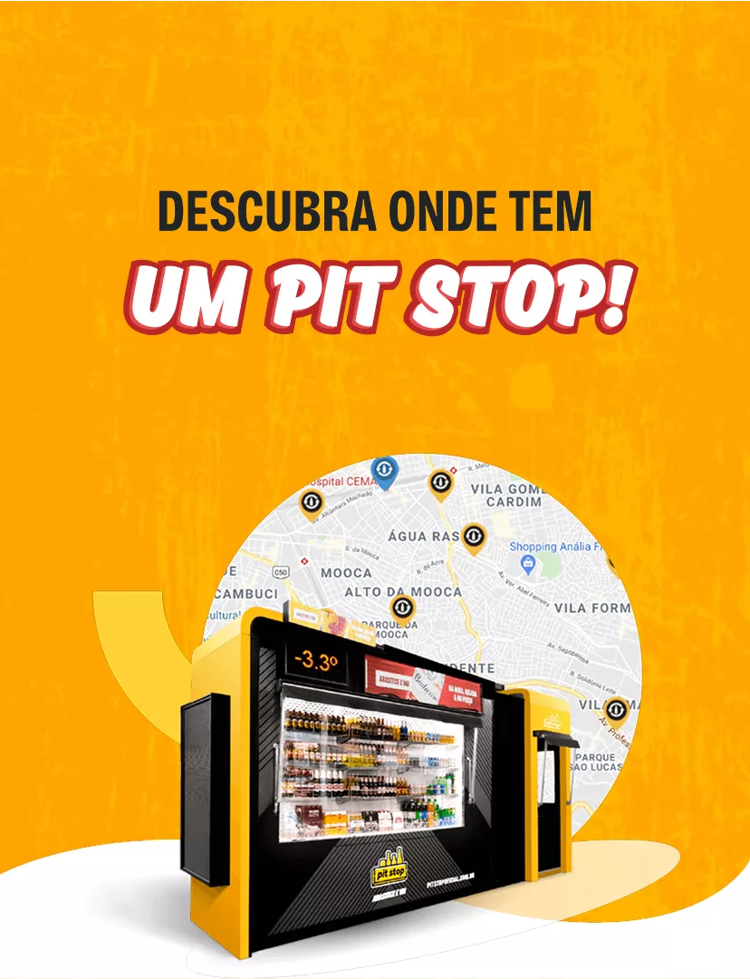 Descubra onde tem um Pit Stop
